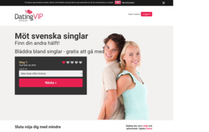 Swedish Dating VIP Homepage Image